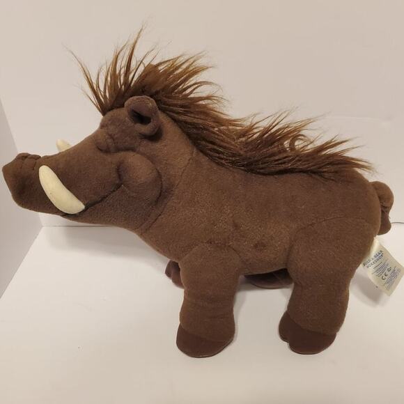 Build a Bear Pumba Warthog from The Lion King Disney Stuffed Plush 13" - Picture 4 of 10
